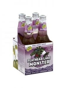 FLATHEAD LAKE GOURMET SODA Soda 4 Pk Wild White Grape