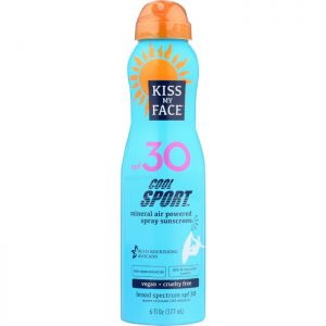 KISS MY FACE Cool Sport Mineral Lotion Spray Sunscreen