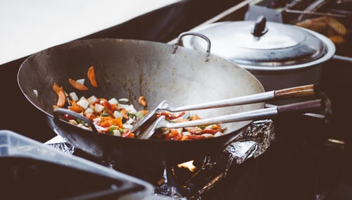 Chinese food cooking