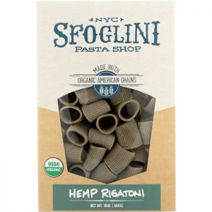 SFOGLINI Organic Hemp Rigatoni Pasta