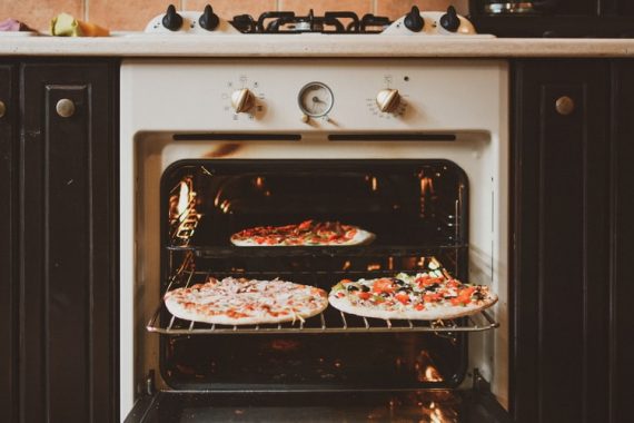 Italian food in oven