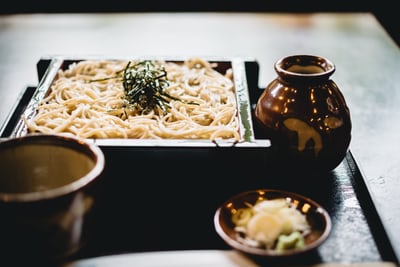 Japanese food plate