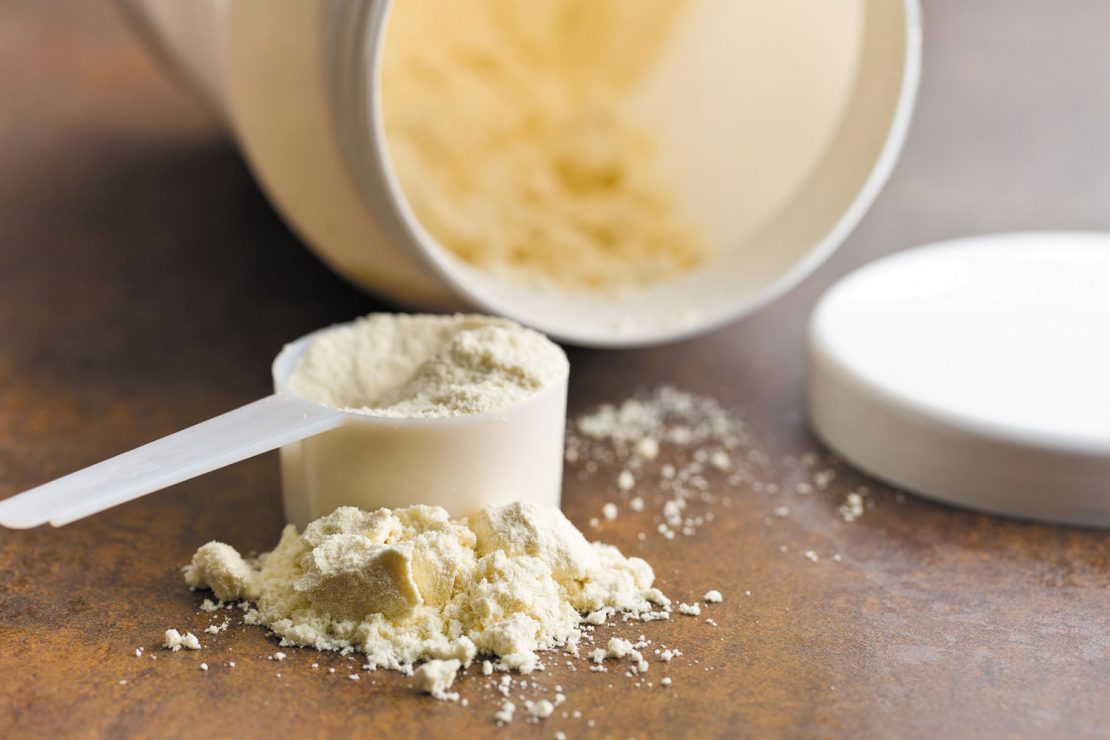 Hemp protein can come in powder form