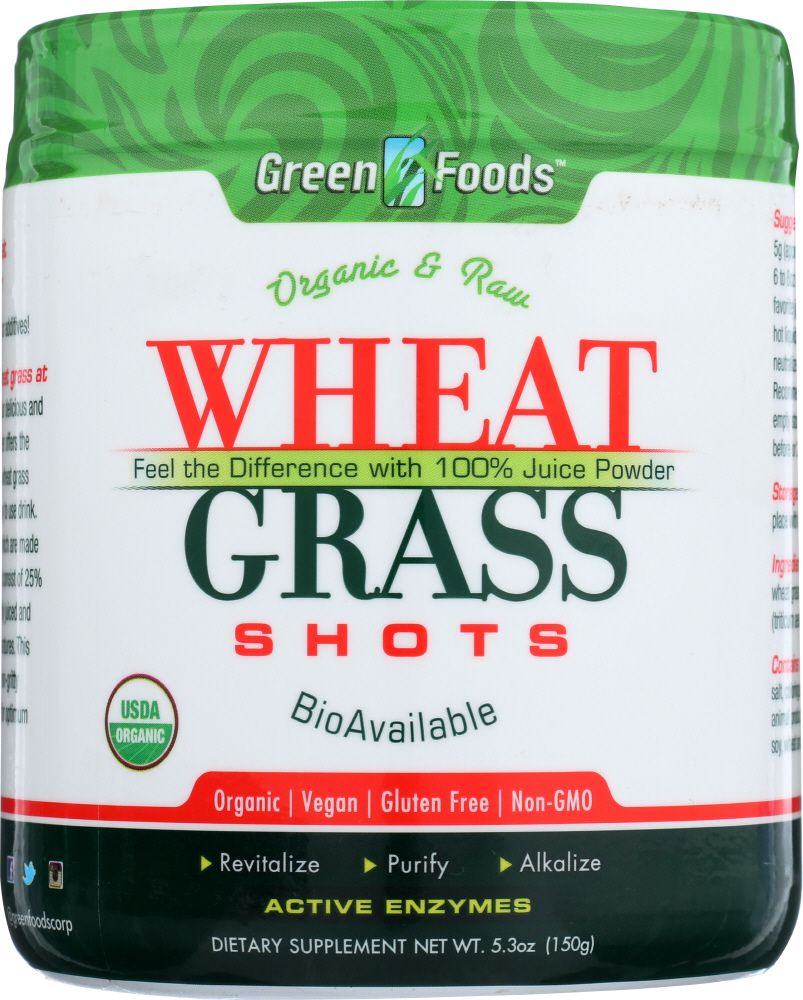 Wheat grass shots are an excellent addition to juices or smoothies