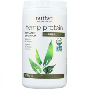 NUTIVA Organic Superfood Hemp Protein Hi-Fiber