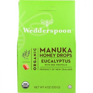 WEDDERSPOON Organic Manuka Honey Drops Eucalyptus Drops