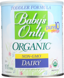 BABY’S ONLY: Organic Toddler Formula Dairy Iron Fortified, 12.7 Oz