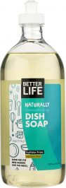 BETTER LIFE: Naturally Grease-Kicking Dish Soap Lemon Mint, 22 oz