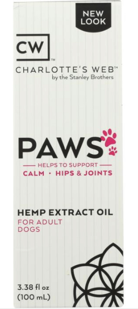 Charlotte's Web hemp extract oil for adult dogs