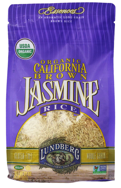 Lundberg organic California brown jasmine rice