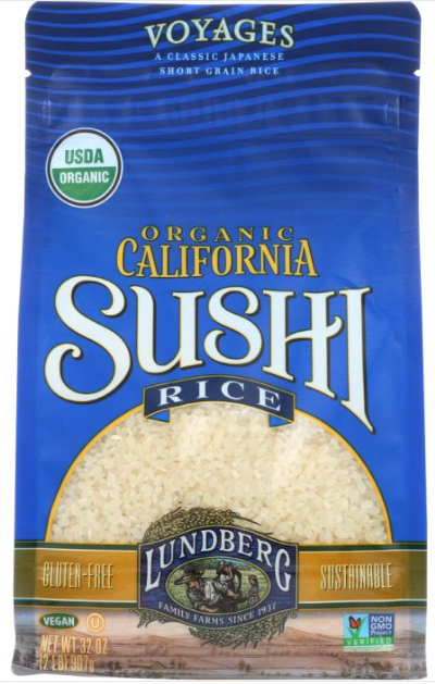Lundberg organic California sushi rice