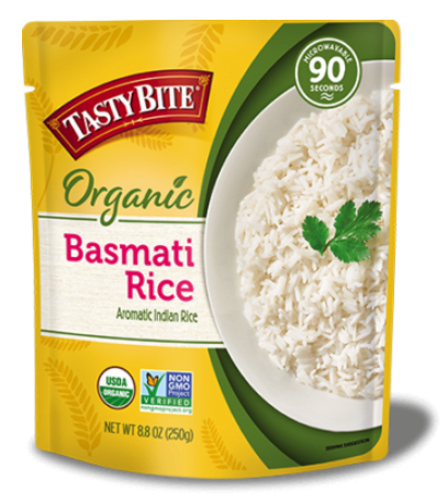 Tasty bite organic basmati rice