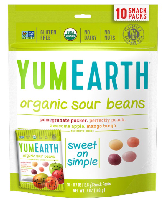 Droppshiping Halloween Candy YumEarth organic sour beans