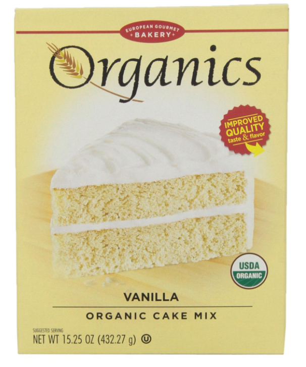 Wholesale baking ingredients: European Gourmet Bakery organic vanilla cake mix