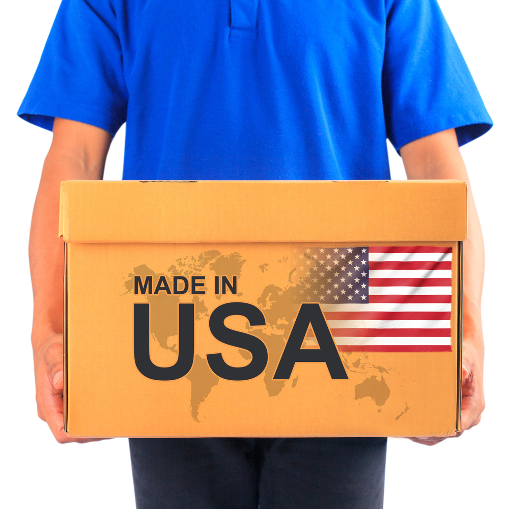 Made in USA wholesale dropshippers  package being delivered