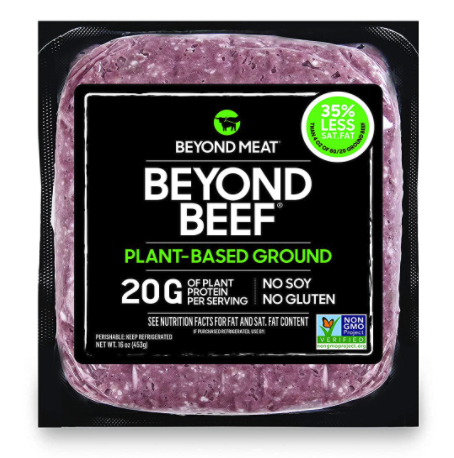 wholesale vegan food: Beyond Meat ground beef alternative