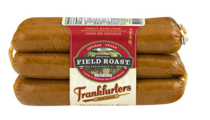 wholesale vegan food: Field Roast vegan frankfurters