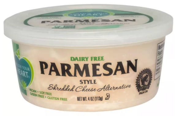 wholesale vegan food: Follow Your Heart vegan parmesan cheese