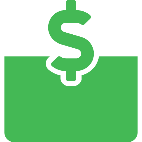 Sell Product Icon: Box with dollar sign