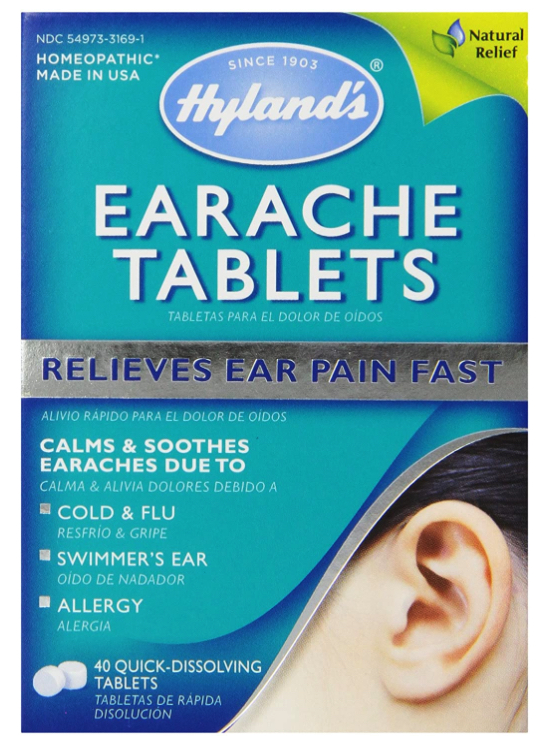 How to sell homeopathic medicine online: Hyland's earache tablets