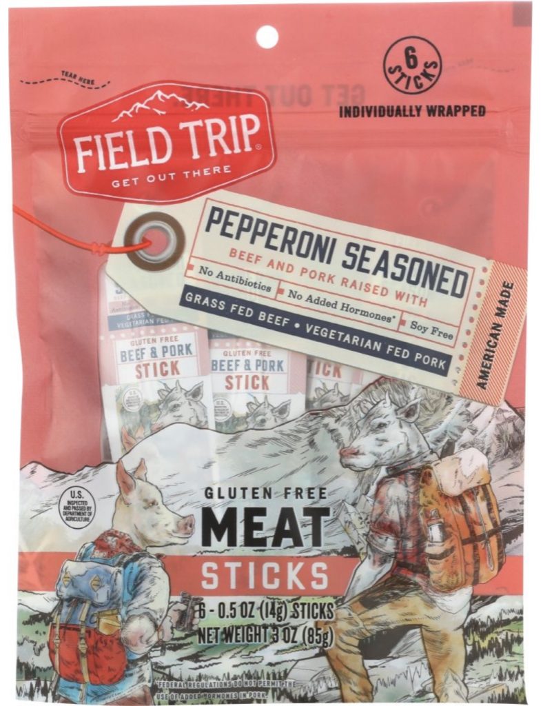 Dropshipping keto products: Field Trip pepperoni sticks