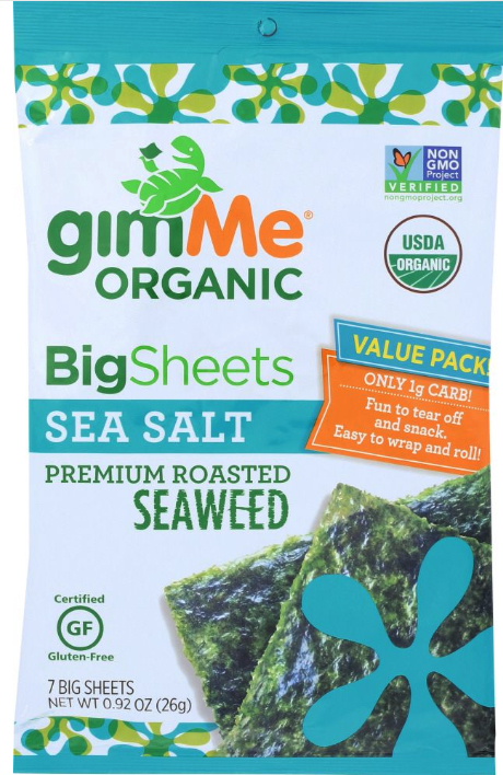 Dropshipping keto products: Gemme seaweed sheets