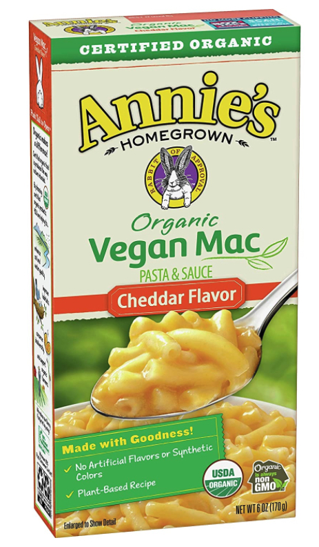 Dropshipping Food: Annie's Homegrown vegan mac pasta