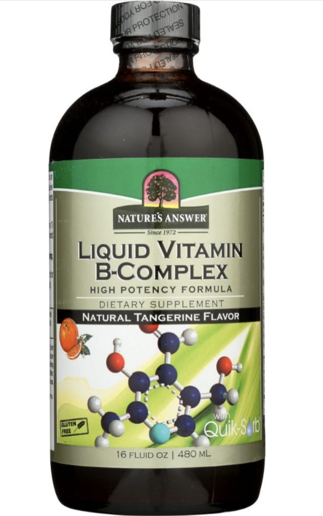 Dropship vitamins. Nature's Answer liquid B complex.