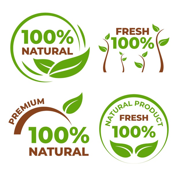 Use trust badges for natural products
