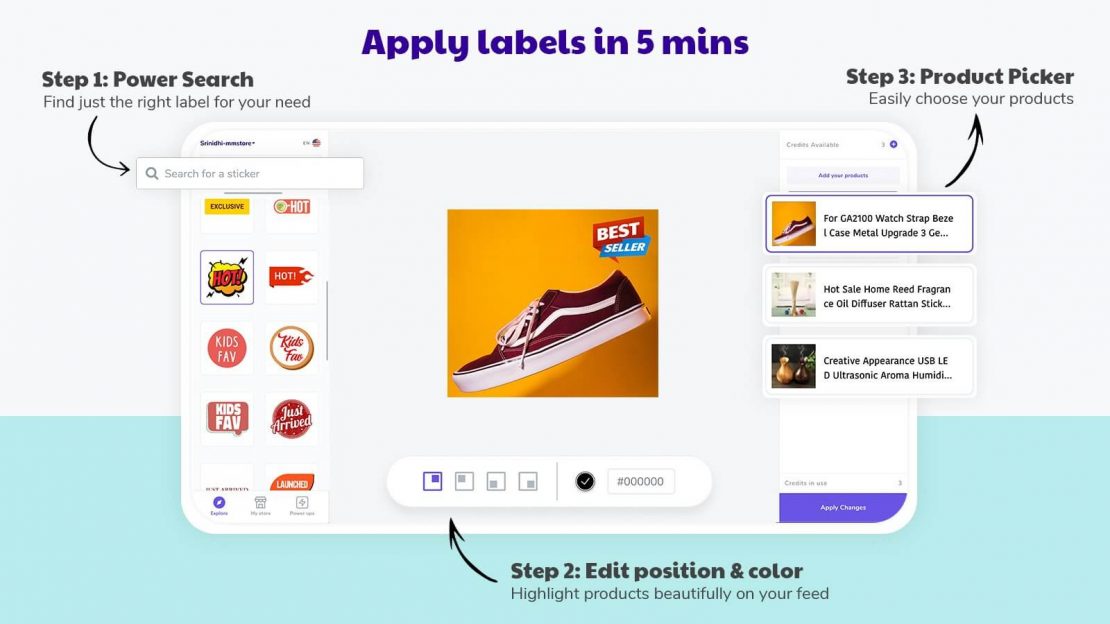 Boost sales by adding badges and labels to your products