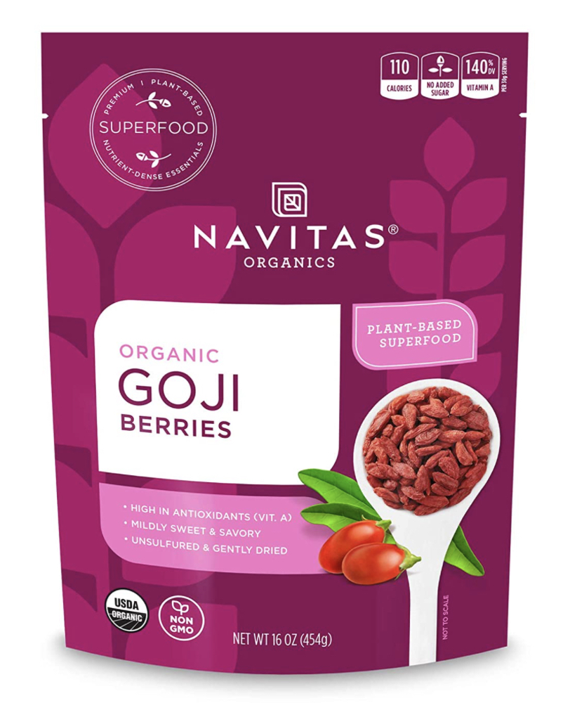Health and wellness product trends: Navitas Organics goji berries