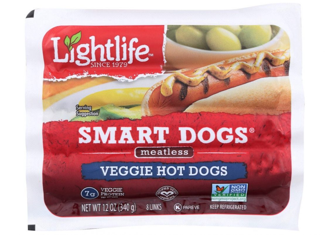 LightLife Smart Dogs veggie hot dogs