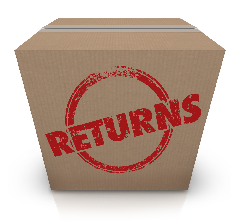 return product in box 