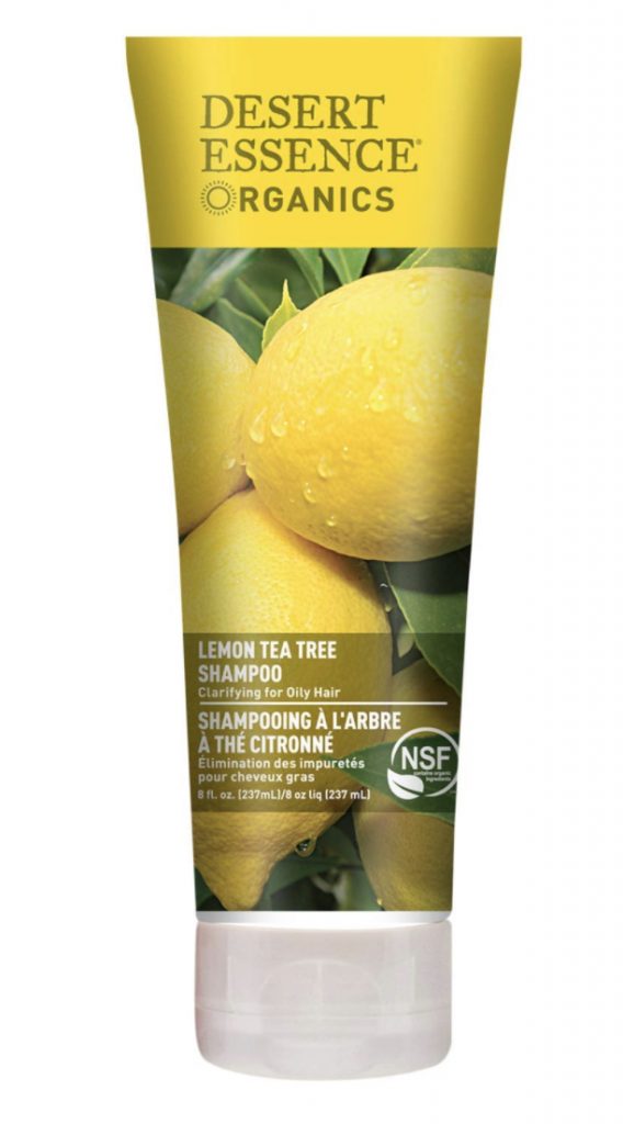 Desert Essence Organics lemon tea tree shampoo