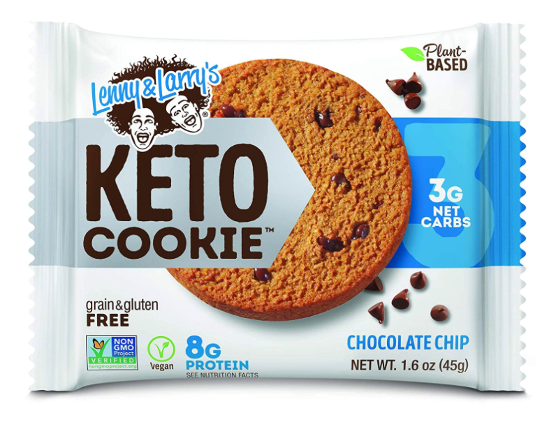 Wholesale snacks for resale: Lenny and Larry's chocolate chip keto cookie