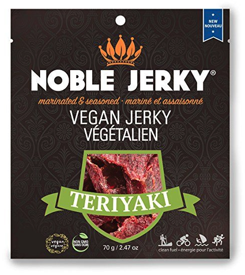 Noble jerky vegan teriyaki