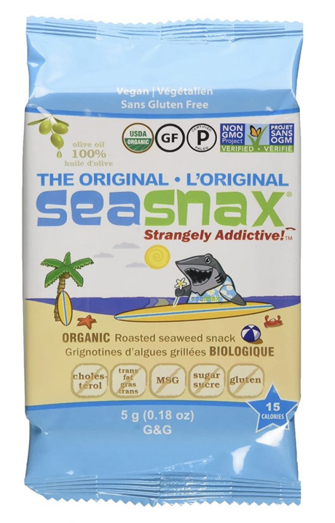 Sea Snax grab-n-go seaweed