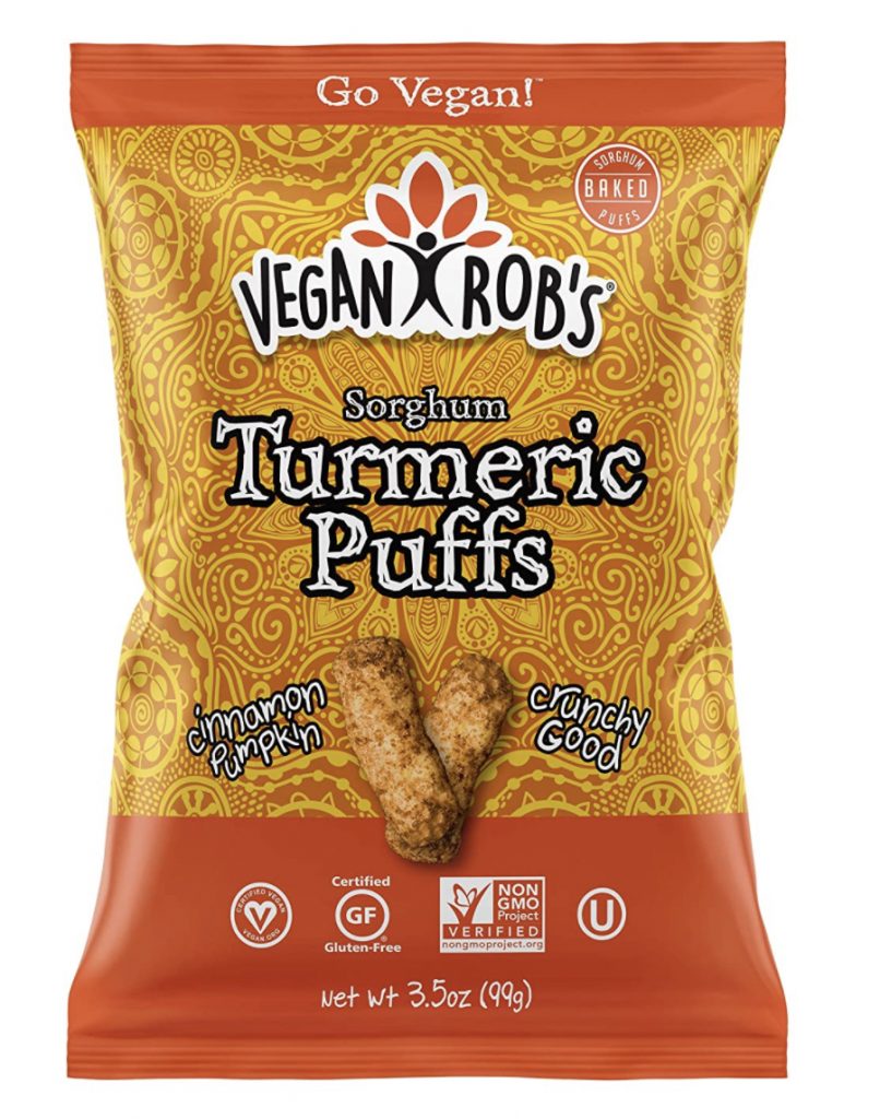 Vegan Rob's turmeric puffs