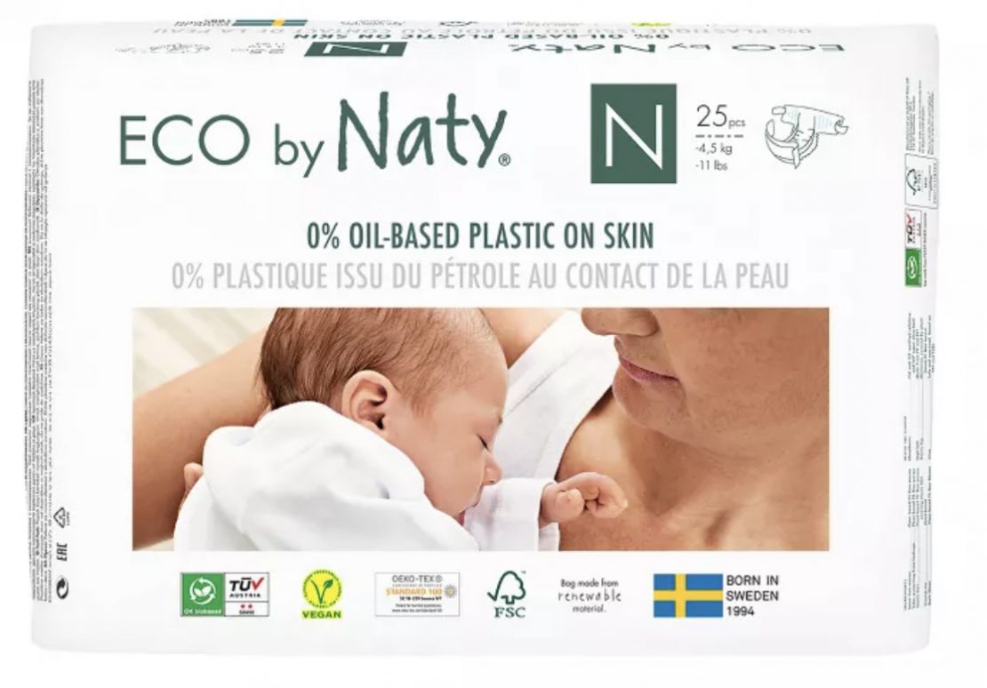 Eco by Naty newborn diapers