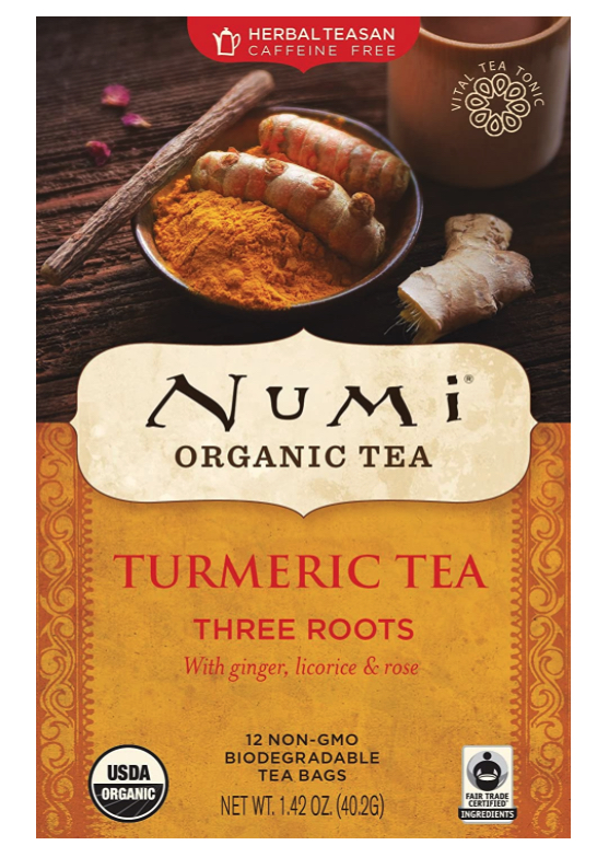 Numi Organic Turmeric Tea Three Root