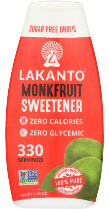 Lakanto Monkfruit Sweetener Sugar Free Drops